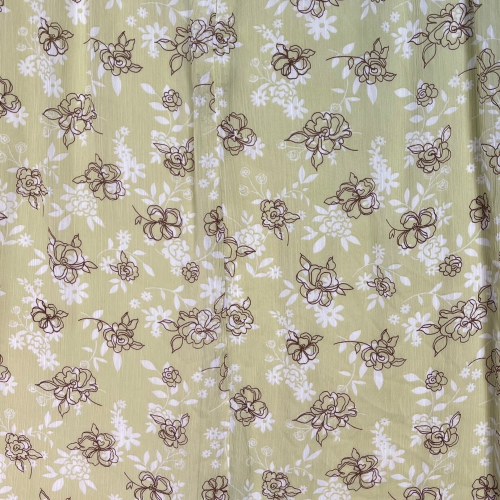 Sandra Darren Yellow Floral Cottagecore Garden Pleated Midi Skirt Size 18W - Picture 4 of 6